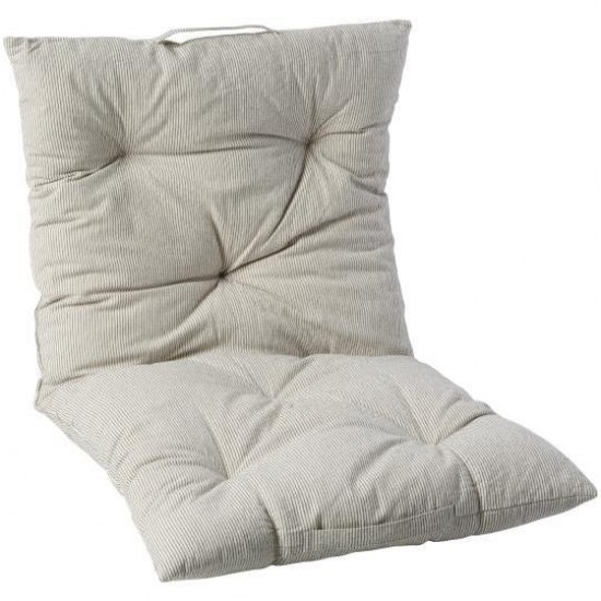 Madrashynde Lina natur med sorte tynde striber