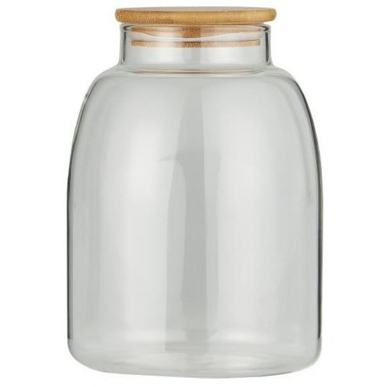 Opbevaringsglas med bambuslåg 2100 ml
