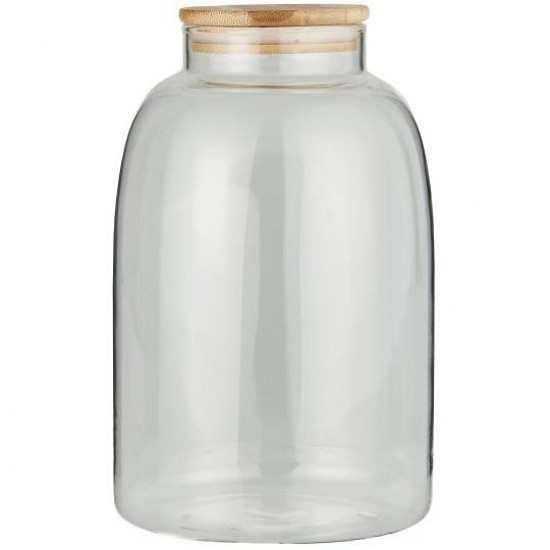 Opbevaringsglas med bambuslåg 3100 ml