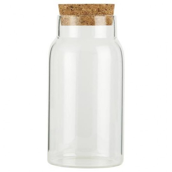 Opbevaringsglas med korkprop 270 ml