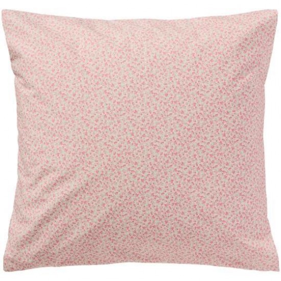 Pudebetræk 60x60cm med små rosa blomster