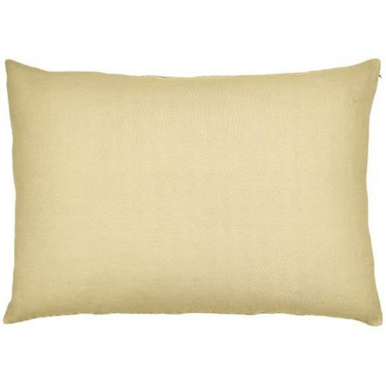 Pudebetræk lemon drop hør 50x70cm
