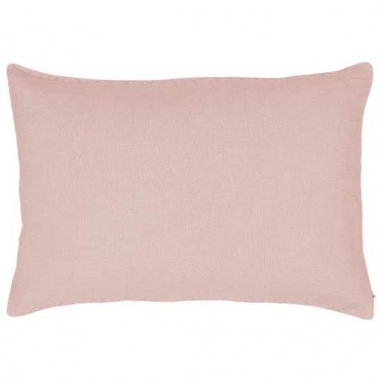 Pudebetræk rose 40x60cm hør