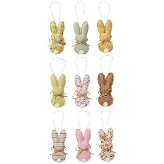 Påskehare til ophæng 1stk ass