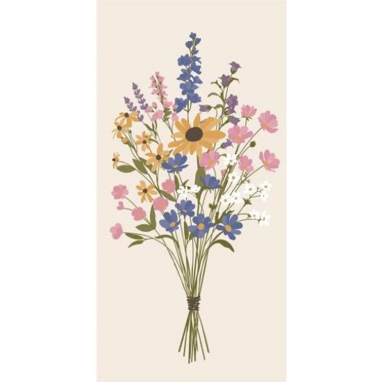 Serviet 10x20 cm sommerbuket 16 stk/pk