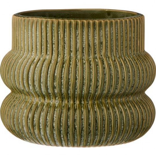 Skjuler med riller Distressed green 12x16cm
