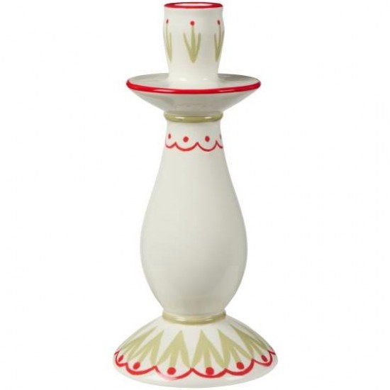 Stage til 2,2 cm lys hvid med rødt og grønt mønster