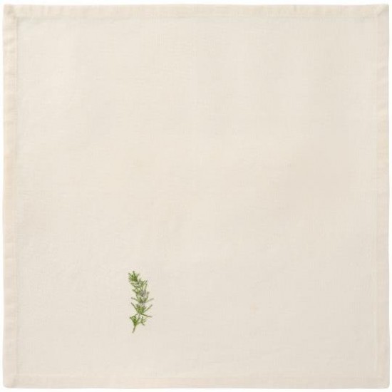 Stofserviet Summer Vibes med rosmarin butter cream