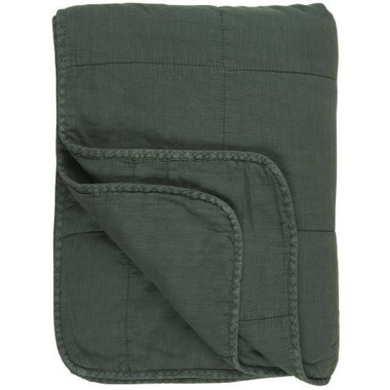 Vintage quilt spruce blue 130x180cm Vintage quilt spruce blue 130x180cm