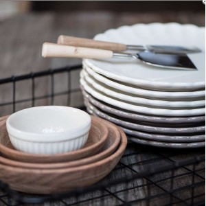 Mynte Frokost Tallerken Pure white