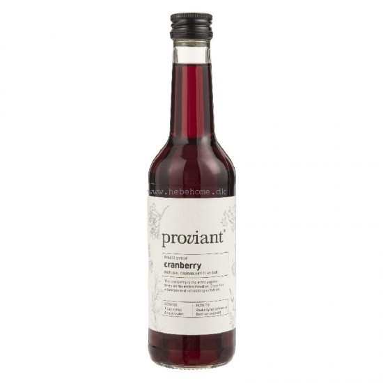 350 ml Sirup tranebær Proviant 350 ml Sirup tranebær Proviant