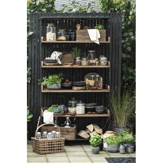 Opbevaringsglas med træ låg 2350 ml