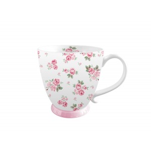 Krus med lyserøde roser Lucy 430ml Krus med lyserøde roser Lucy 430ml