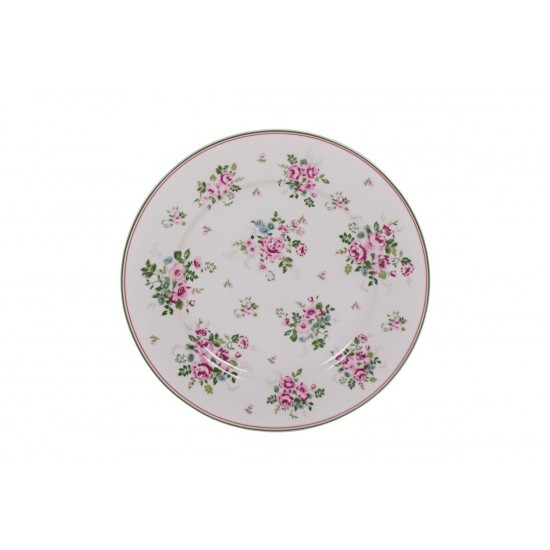 Tallerken med roser Lisa 19cm Tallerken med roser Lisa 19cm