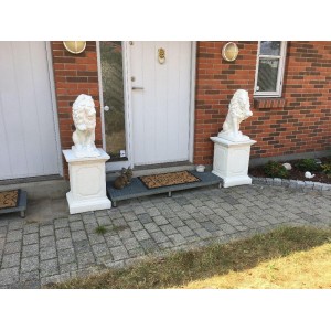 Sokkel i marmor H: 64 cm - Frostsikker sokkel i marmor Sokkel i marmor H: 64 cm - Frostsikker sokkel i marmor