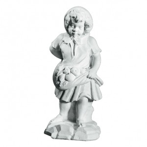 Pige 70 cm - Frostsikker havefigur i marmor Pige 70 cm - Frostsikker havefigur i marmor