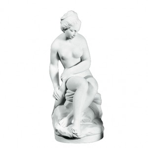 Nøgen Smuk kvinde 63 cm - Frostsikker havefigur i marmor Nøgen Smuk kvinde 63 cm - Frostsikker havefigur i marmor