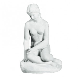 Nøgen Smuk kvinde 50cm - Frostsikker havefigur i marmor Nøgen Smuk kvinde 50cm - Frostsikker havefigur i marmor