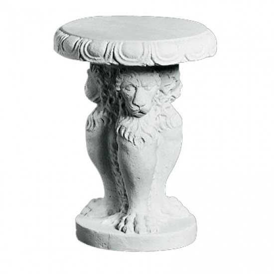 Løve Sokkel 45 cm - Sidebord - Frostsikkert i marmor