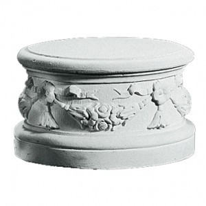 Sokkel H28 cm - Frostsikker sokkel i marmor Sokkel H28 cm - Frostsikker sokkel i marmor