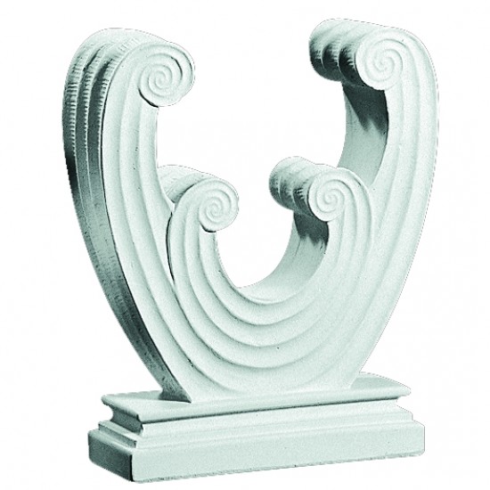 Flot Bord Sokkel i marmor til konsolbord, spisebord eller havebord H: 72 cm