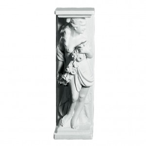 Bordsokkel med gudinde 91 cm Bordsokkel med gudinde 91 cm
