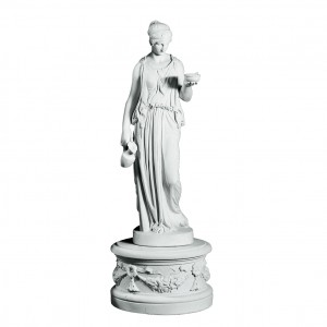 Ungdommens gudinde Hebe 100 cm - Havestatue i marmor Ungdommens gudinde Hebe 100 cm - Havestatue i marmor