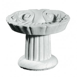 Fuglebad i marmor formet som musling Ø: 50 cm Fuglebad i marmor formet som musling Ø: 50 cm