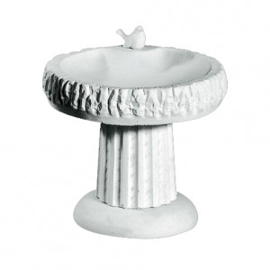 Fuglebad i marmor Ø: 41 cm Fuglebad i marmor Ø: 41 cm