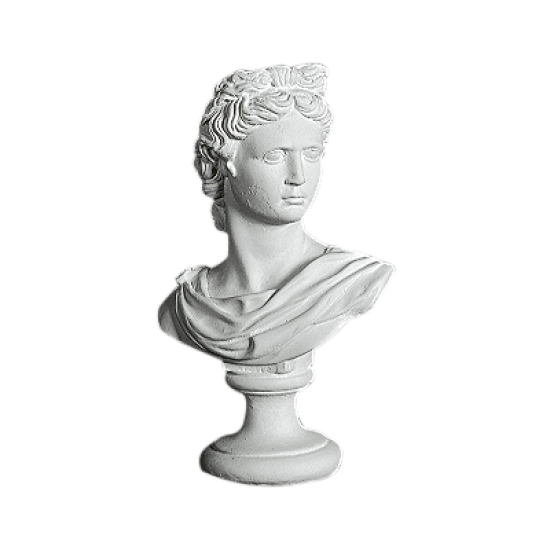 Apollo H30cm - Buste i marmor