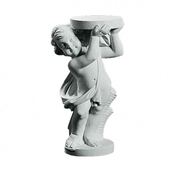 Blomster Piedestal 58 cm - Opsats i marmor frostsikker