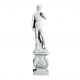 David 88 cm - med blad foran - Marmor havefigur