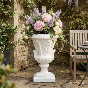 Stor Louvre Have Krukke pokal i marmor - frostsikker H: 85 cm