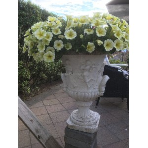 Louvre Have Krukke pokal i marmor - frostsikker H: 56 cm