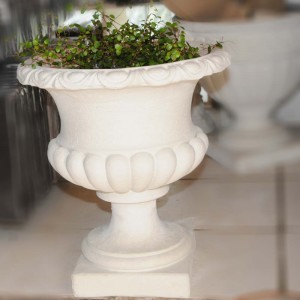 Stor Have Krukke pokal i marmor - frostsikker 43 cm Stor Have Krukke pokal i marmor - frostsikker 43 cm