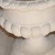 Stor Have Krukke pokal i marmor - frostsikker 43 cm