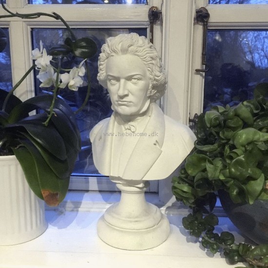 Beethoven 35 cm - Buste i marmor