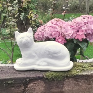 Have figur Liggende Kat Have figur Liggende Kat