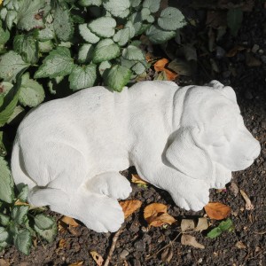 Marmor - Liggende Hund Marmor - Liggende Hund