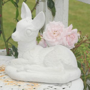 Havefigur Bambi i marmor Havefigur Bambi i marmor