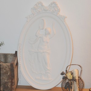 Smukt Relief med Gudinde H54cm Smukt Relief med Gudinde H54cm
