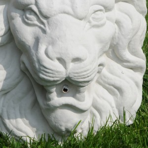 Marmor Løvehoved til springvand