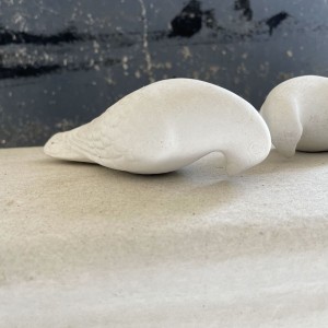 Marmor Havefigur - Due 15 cm Marmor Havefigur - Due 15 cm