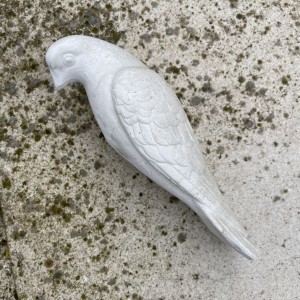 Marmor Havefigur - Due 15 cm Marmor Havefigur - Due 15 cm