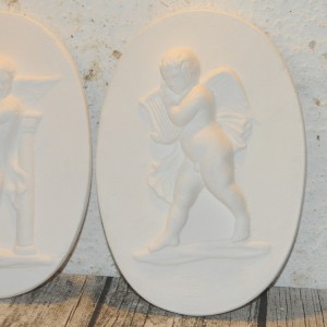 Smukt Relief med Engel musiker Smukt Relief med Engel musiker