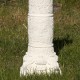 Sokkel med udskæringer 70 cm - Frostsikker sokkel i marmor