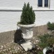 Stor Louvre Have Krukke pokal i marmor - frostsikker H: 85 cm