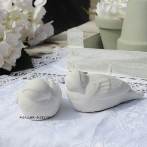 Marmor Havefigur - Lille Due H6 cm Marmor Havefigur - Lille Due H6 cm