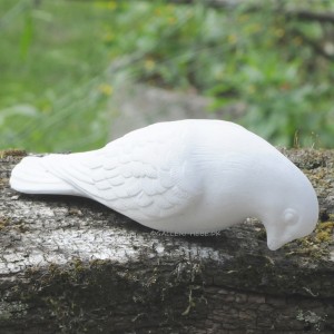 Marmor Havefigur - Due 20 cm Marmor Havefigur - Due 20 cm