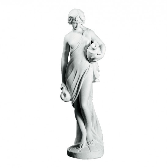 Havestatue - kvinde med vandkrukke - Pomo 90 cm